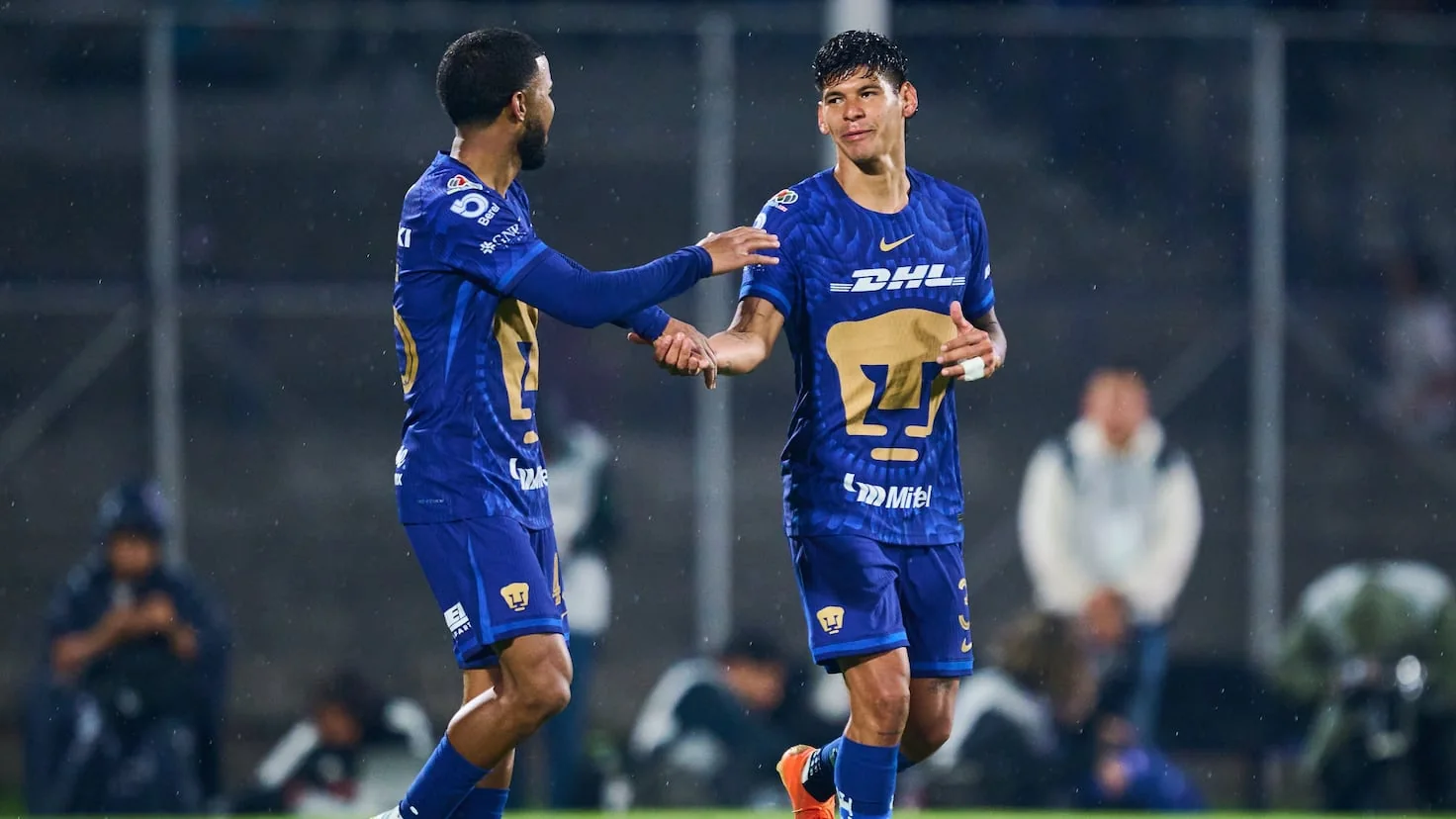 Liga MX players compete in a knockout-stage match