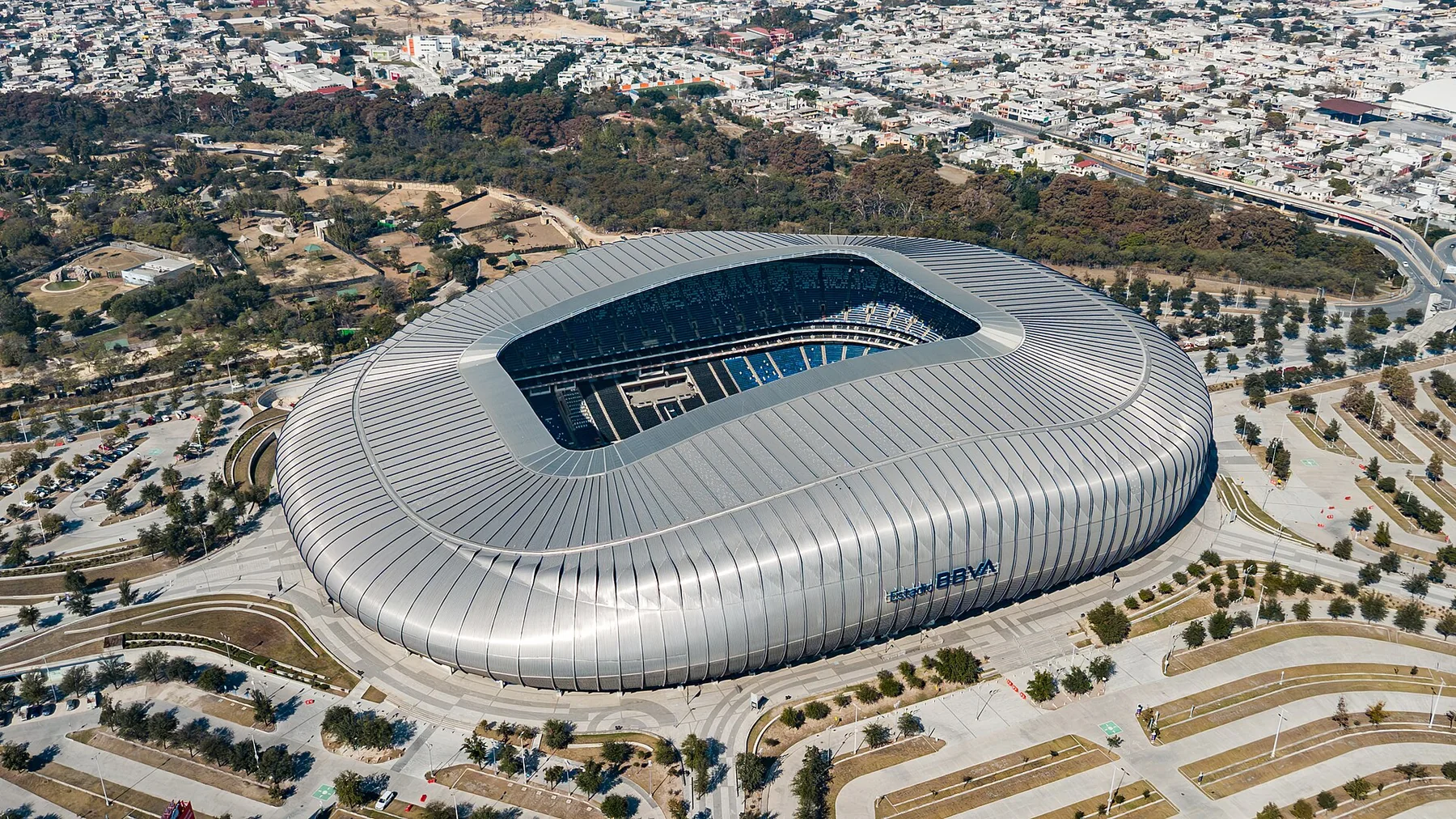 Estadio BBVA in Guadalupe, home of Monterrey in the Liga MX